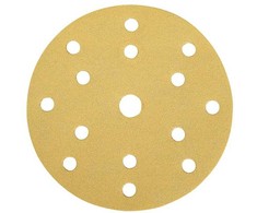 Šlifavimo diskelis Mirka GOLD 150 mm, Grip, 15 sk. P180, DIY, 10 vnt.