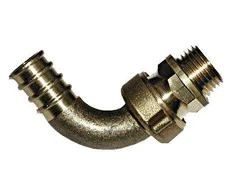 Žarnų sujungimas TDM Brass, 1/2 colio - Išorinis sriegis, DIA18 mm, 16 Bar