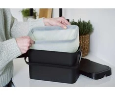 SMARTSTORE Biologinių atliekų konteineris, 5 l, juodas
