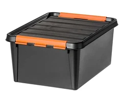 SMARTSTORE Įrankių dėžė, 40 cm x 30 cm x 19 cm, juoda sp.