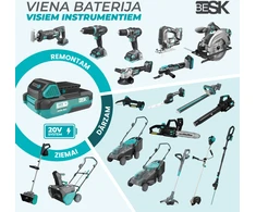 Grąžtas Smūginis gręžtuvas BESK 20V Akumuliatorinis be įkroviklio