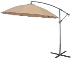 Sodo skėtis Domoletti, 300 cm, šviesiai rudas.