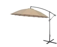 Sodo skėtis Domoletti, 300 cm, šviesiai rudas.