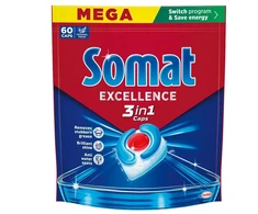 KAPSULĖS INDAPLOVIŲ SOMAT 3IN1 60VNT