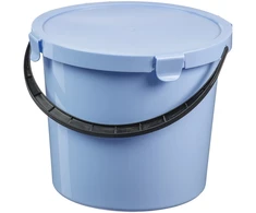 Buitinis kibiras Plast Team 60780808, 5 l, žydra sp.