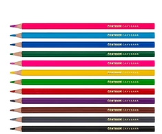 Centrum COLOUR PENCILS PLASTIC 12COL CAPYBARA