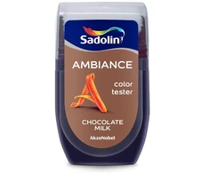 Spalvos testeris SADOLIN AMBIANCE CHOCOLATE MILK, visiškai matiniai, 30 ml