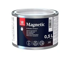 Spec. paskirties dažai, universalūs Tikkurila Magnetic, juoda sp., 0.5 l