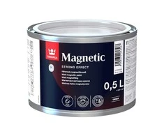 Spec. paskirties dažai, universalūs Tikkurila Magnetic, juoda sp., 0.5 l