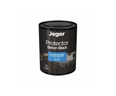 Speciāla krāsa, sienas Jeger Beton Beton Protector, melna, 1 l