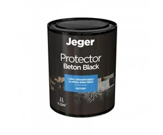 Speciāla krāsa, sienas Jeger Beton Beton Protector, melna, 1 l