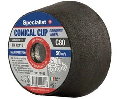 SPECIALIST+ betona slīpēšanas kauss C80, 110/90 x 55 x 22.23 mm