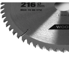 Pjovimo diskas medienai Specialist+ Wood; 216x30/20 mm; Z60