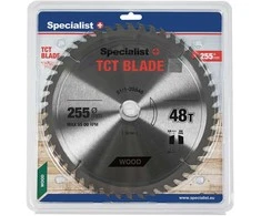 Pjovimo diskas medienai Specialist+ Wood; 255x30/25,4 mm; Z48