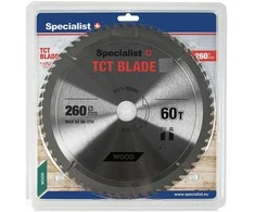 Pjovimo diskas medienai Specialist+ Wood; 260x30 mm; Z60