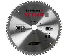 Pjovimo diskas medienai Specialist+ Wood; 305x30 mm; Z60