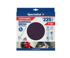 Specialist+ keramikinis tinklelis MESH, 225 mm, P180, 5 vnt.