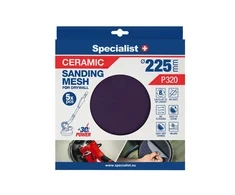 Specialist+ keramikinis tinklelis MESH, 225 mm, P320, 5 vnt.