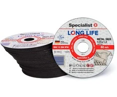 Specialist+ Metalo pj.diskas LONG LIFE 125x1,2x22 mm