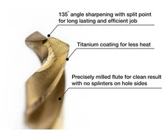 SPECIALIST+ metalo grąžtas TITAN, 8.5 mm
