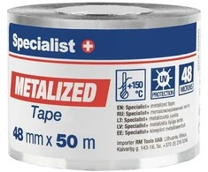 Specialist+ Metalizuota juosta 48 mm x 50 m