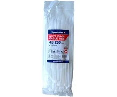 Specialist+ Dirželis nailon. baltas 4,6x250mm,100vnt