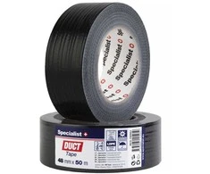 Specialist+ Univ. lipni juosta 48 mm x 50 m, juoda