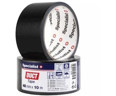 Specialist+ Univ. lipni juosta 48 mm x 10 m, juoda