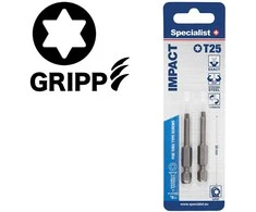 SPECIALIST+ antgalis TORX GRIP T25, 50mm, 2 vnt.