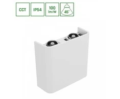 Spectrum Sieninis lauko šviestuvas 4W, LED, CCT, 400lm, IP54, baltas