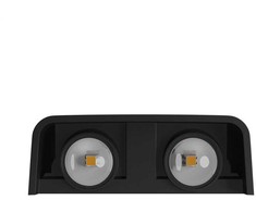 Sieninis šviestuvas Spectrum Sieninis lauko šviestuvas 4W, LED, CCT, 400lm, IP54, juodas