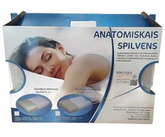 Pagalvė „Memory Aloe“ „Vera“, balta, 60 cm x 40 cm