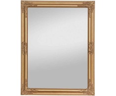 Sieninis veidrodis Domoletti TM098, 70 cm x 90 cm, auksinis