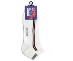 Sportinės kojinės Bisoks Sport 12275, baltos spalvos, 43-46