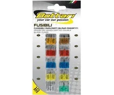 Sprieguma pārveidotājs Bottari B30112 Flat Fuse Set 10pcs, daudzkrāsaina, 12 V, 10 gb.