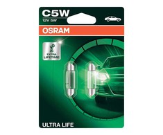 Automobilio lemputės Osram, 5 W, 12 V, C5W, SV8.5-8, 2 vnt.