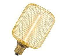 Dekoratyvinė LED lemputė OSRAM DECO, E27 SQ100GD, 3,5 W, 1800K, 150 lm, NON-DIM, aukso sp