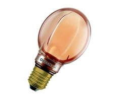 Dekoratyvinė LED lemputė OSRAM O-FILAMENT, G80, E27, 4W, 1800K, 110lm, dimeriuojama
