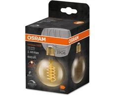 Osram 7W LED lemputė VINTAGE 1906, E27, aukso sp., 2200K, dimeriuojama