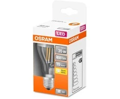 Osram LP.LED STR CL A MIR SILV34 4W 827 E27