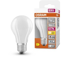 Osram 7,5W LED lemputė LED SUPERSTAR PLUS, E27, baltos matinės sp., 2700K, dimeriuojama
