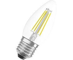 LEMPUTĖ OSRAM LED FILAMENTINĖ,B35, E27, 3.4/4W, 470LM, 2700K