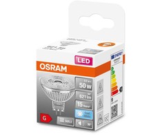 Lemputė Osram LED, MR16, šaltai balta, GU5.3, 8 W, 621 lm