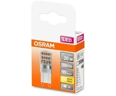 Candellux LED lempa Osram T15, G9, 1.9W, 2700K, 200lm, skaidri
