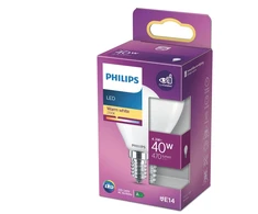 Lemputė Philips LED, P45, 2700 °K, E14, 4.3 W, 470 lm