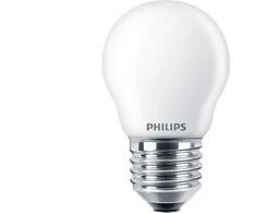 Spuldze Philips LED, P45, 2700 °K, E27, 4.3 W, 470 lm