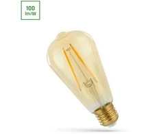 Spectrum LEMPUTĖ LED E27 ST58 4.9W 2400K 490LM AMB