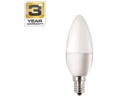 Standart LED lemputė B35 4,9 W E14 2700 K 470 LM PL/MAT