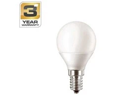 Standart LED lemputė, P45, 2700 °K, E14, 4,9 W, 470 lm