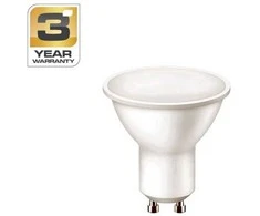 Standart LED lempa, GU10, 4.9W, 500LM, 2700K, 120°